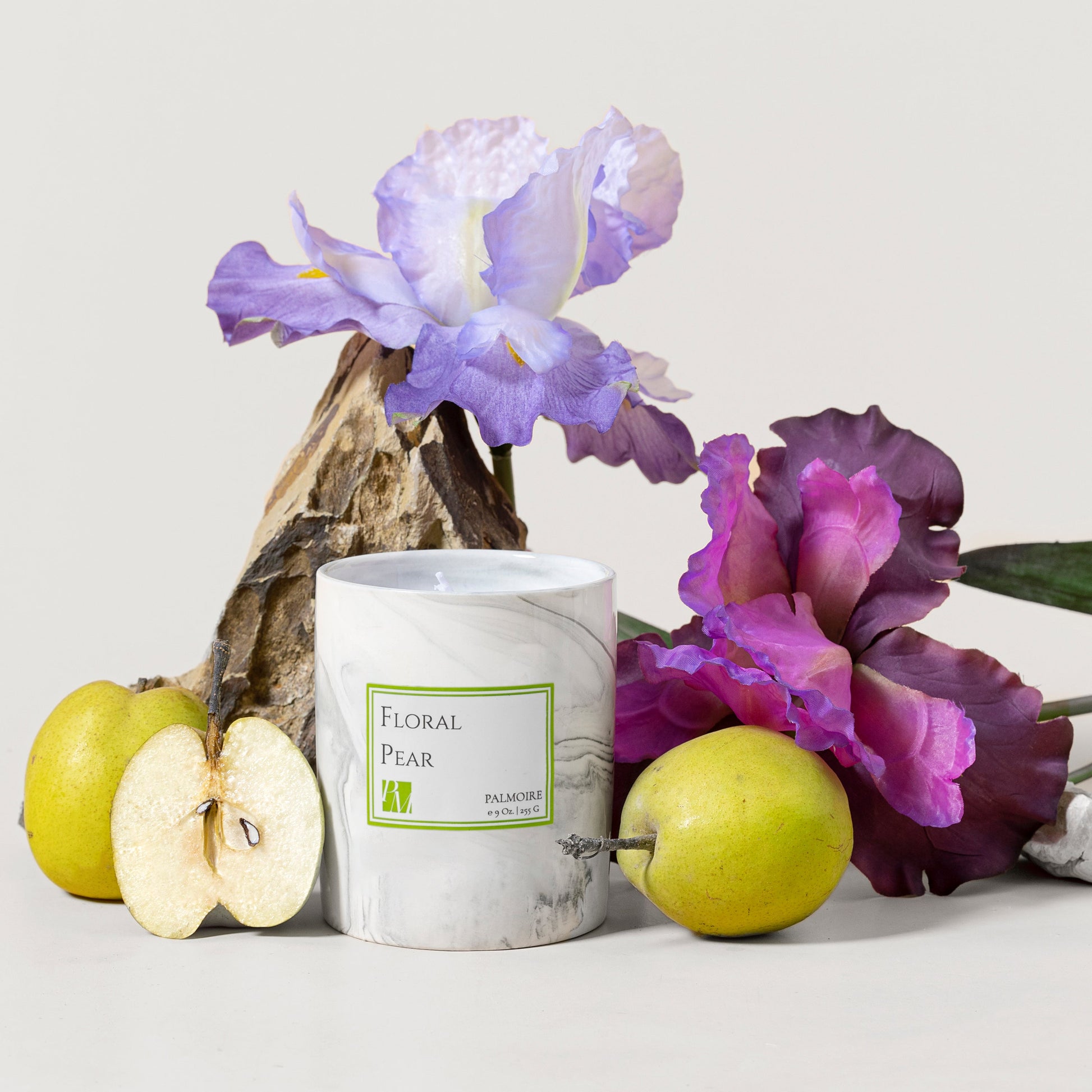 Floral Pear Soy Wax Candle - Hand-Poured & Aromatic