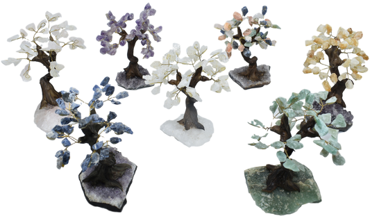 Gemstone Bonsai Tree - Handmade Crystal Energy Decor