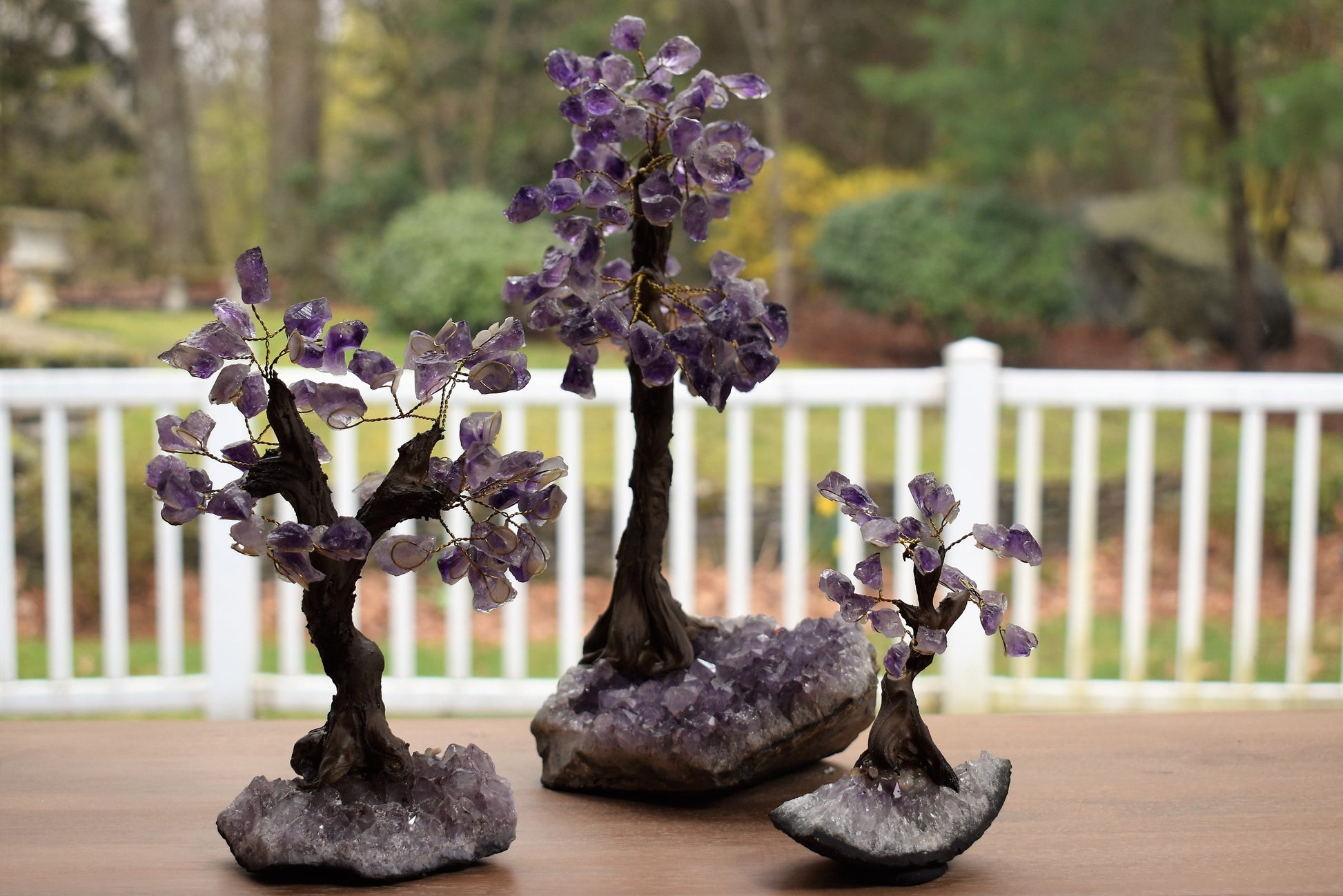 Gemstone Bonsai Tree - Handmade Crystal Energy Decor