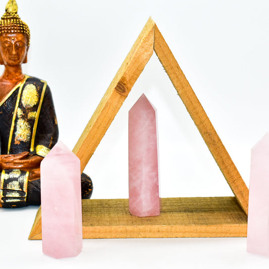 Rose Quartz Point - Natural Crystal for Love & Healing