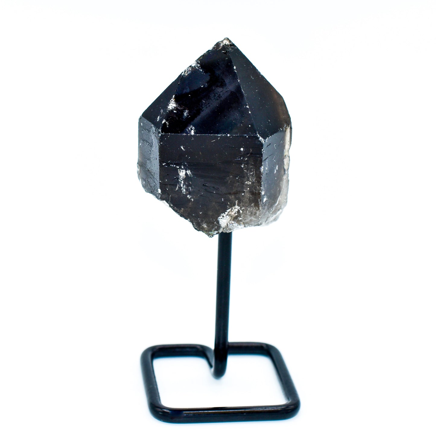 Smokey Quartz Points on Metal Base - Small Display Piece