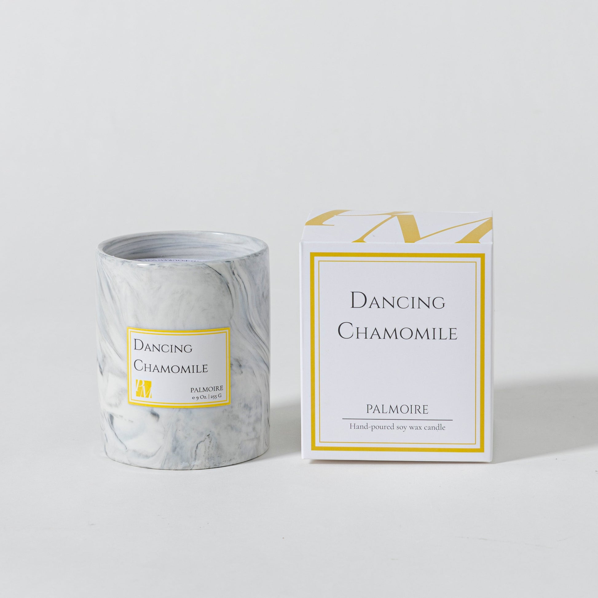 Dancing Chamomile Soy Wax Candle - Floral & Herbal Scent