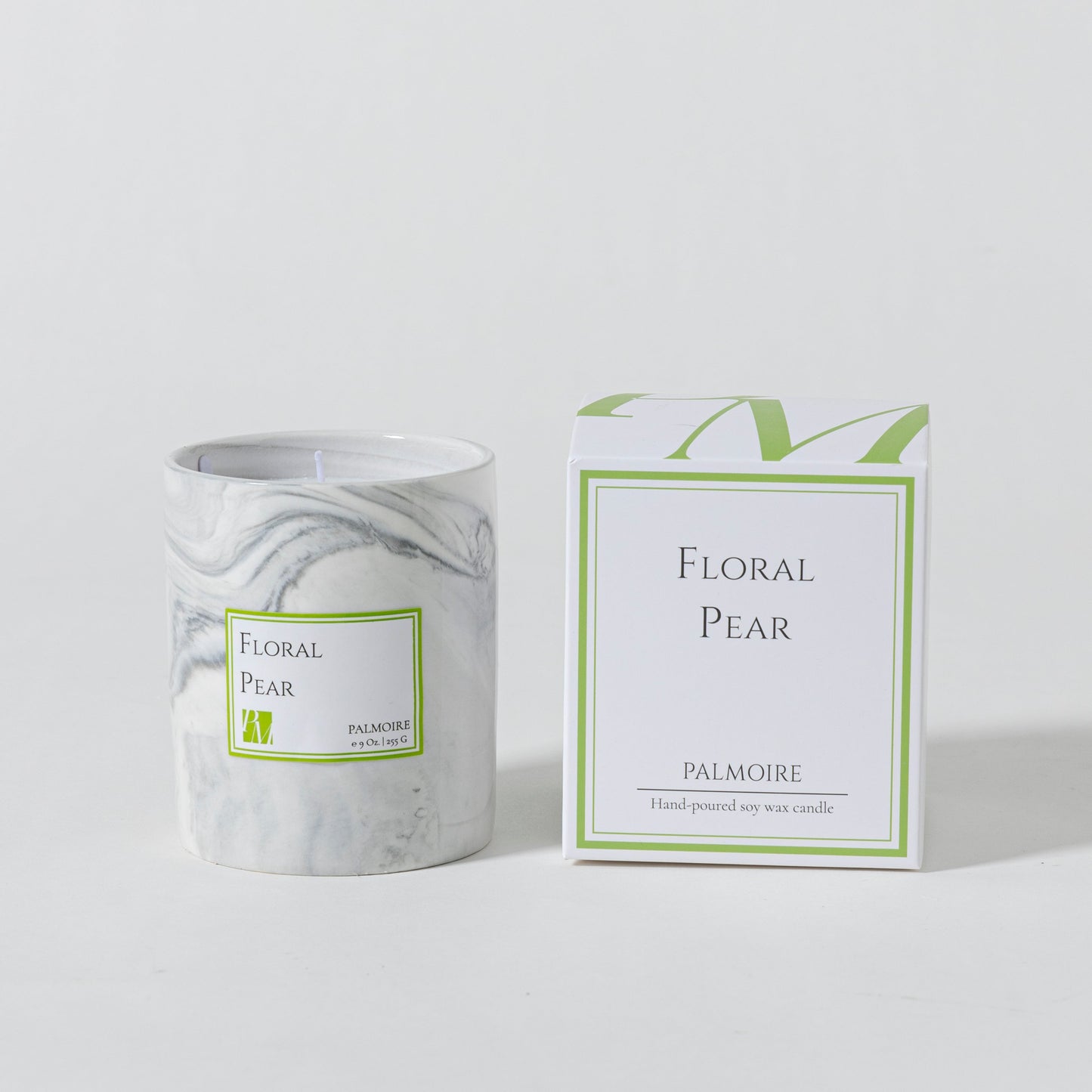 Floral Pear Soy Wax Candle - Hand-Poured & Aromatic