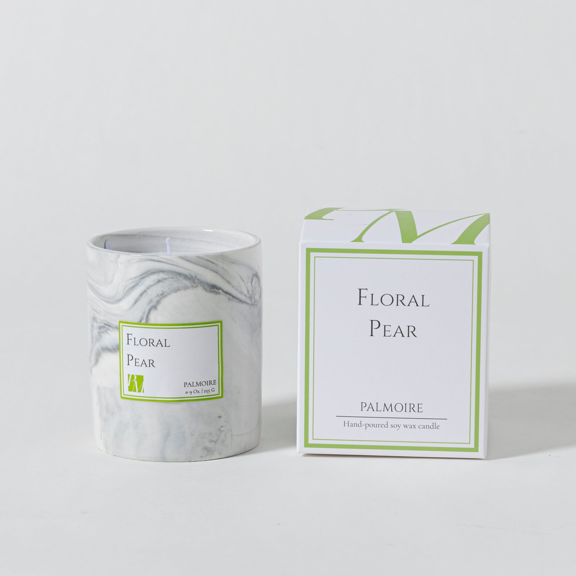 Floral Pear Soy Wax Candle - Hand-Poured & Aromatic