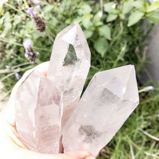 Crystal Quartz Points - Natural Healing & Energy Amplifier