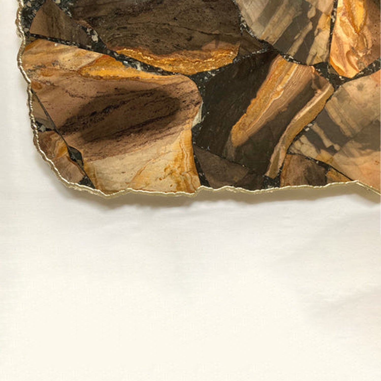 Large Brown Agate Cheese Platter - Personalized Tray & Sign