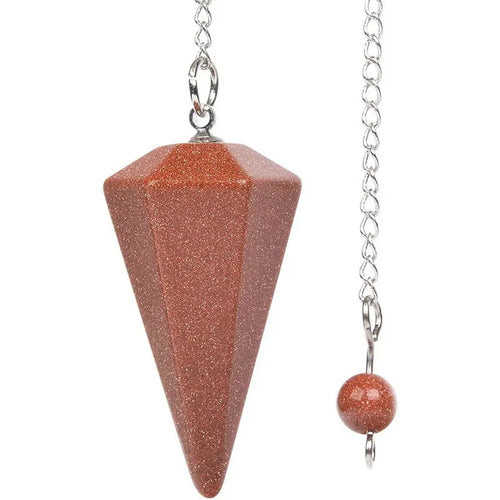 Natural Stone Quartz Agates Pendant Reiki Healing Cone Amethyst Charm