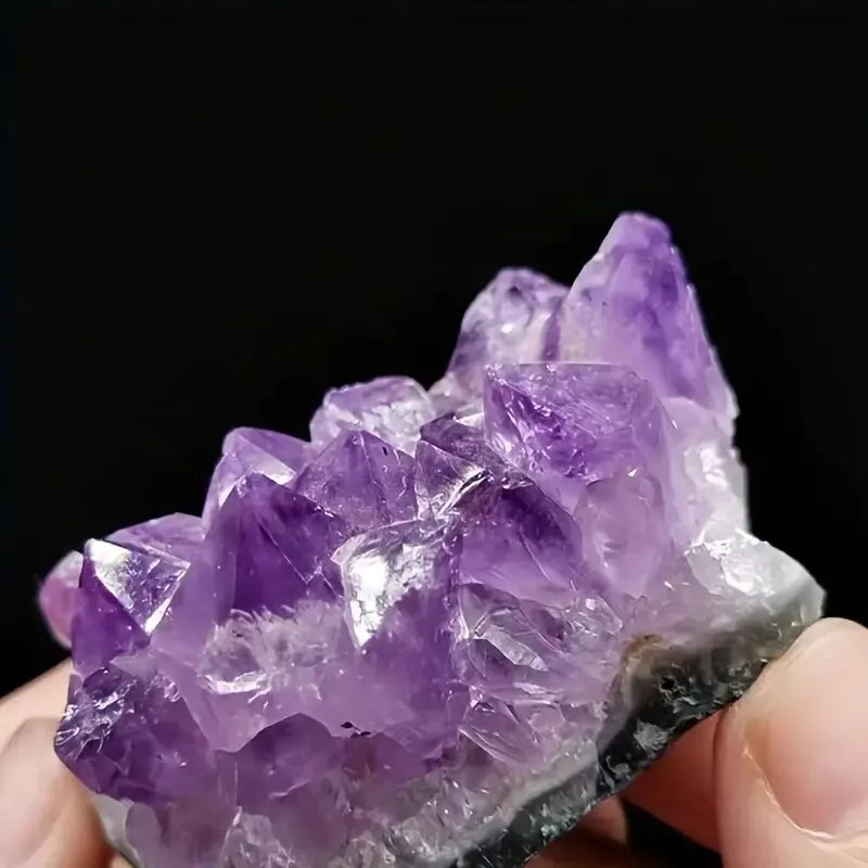 2PCS Natural Amethyst Treatment Stone -Energy Stone Healing Crystal