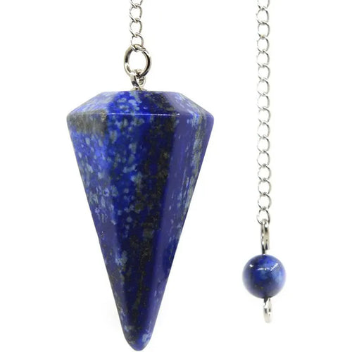 Natural Stone Quartz Agates Pendant Reiki Healing Cone Amethyst Charm