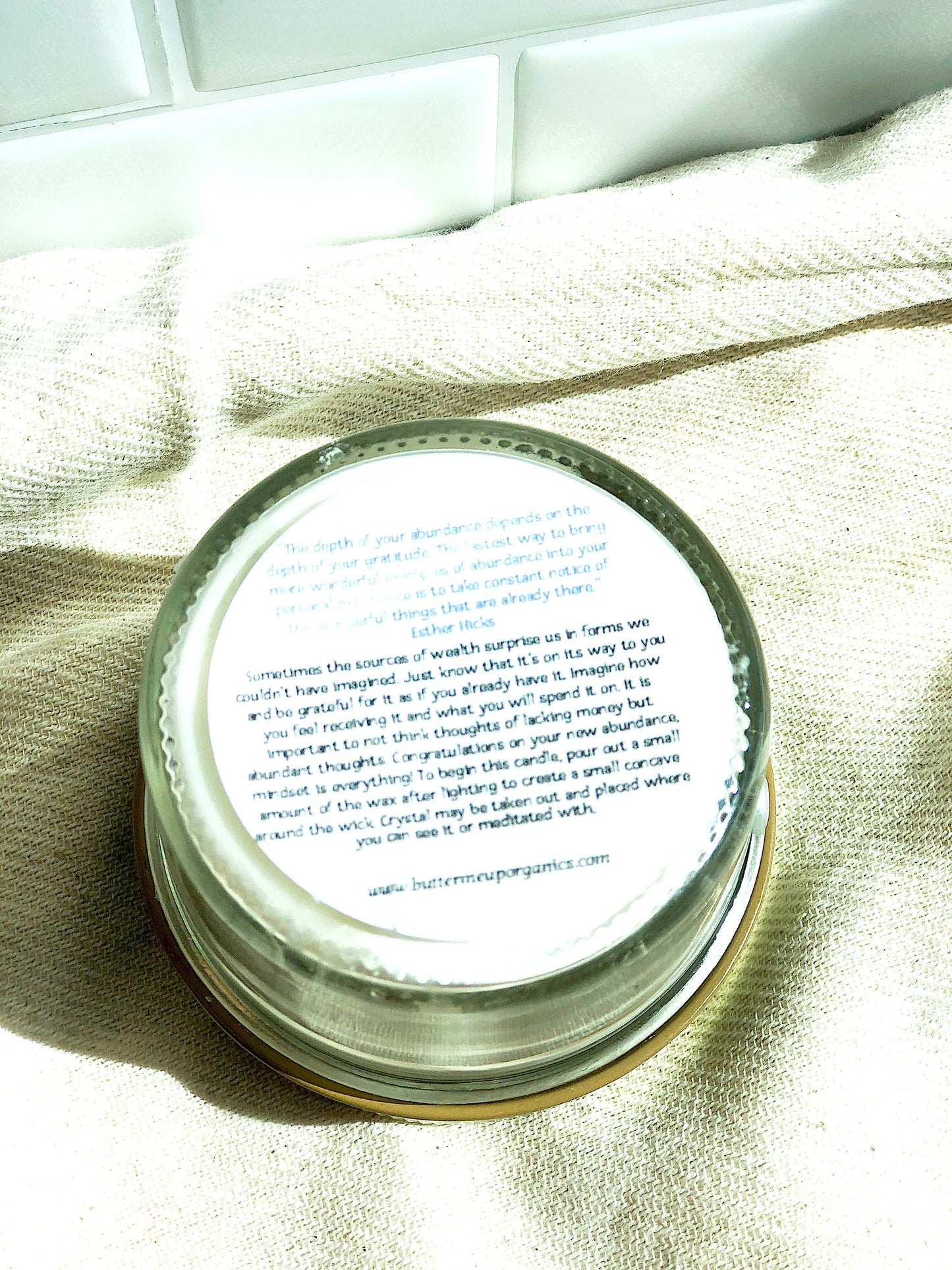 Abundance Ritual Candle - Hand-Poured Intention Candle