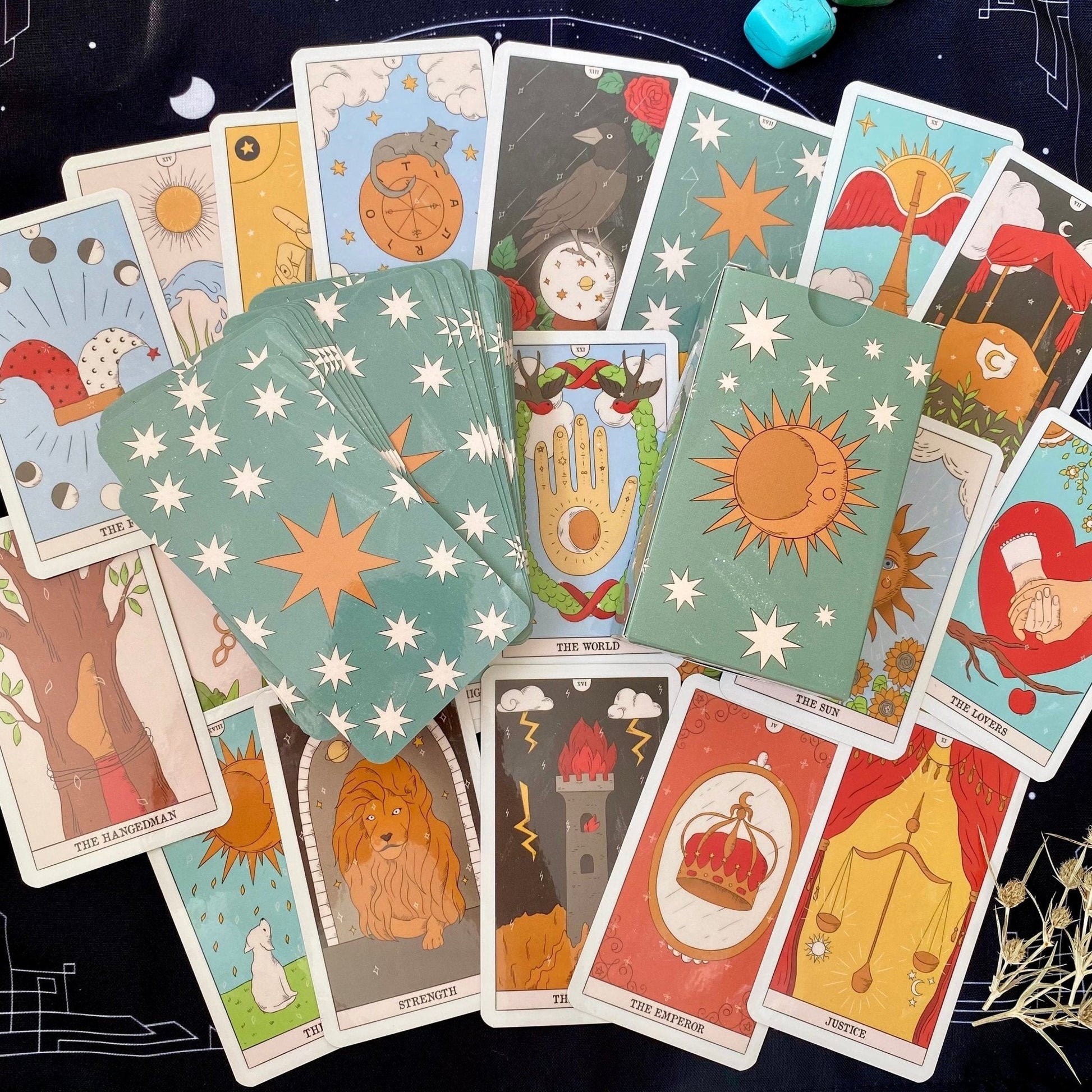 Moon Magic Tarot Deck - Mystical & Intuitive Readings