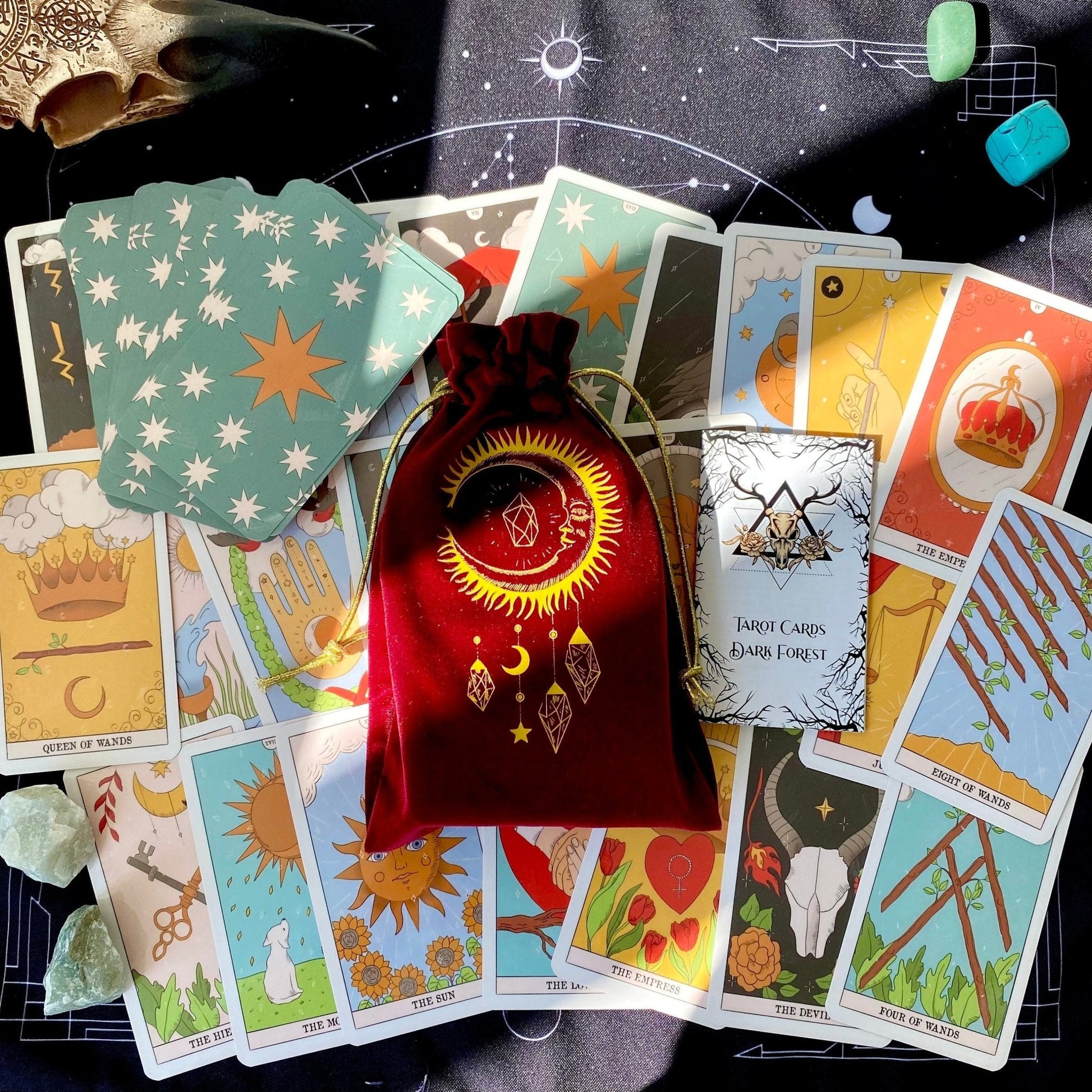 Moon Magic Tarot Deck - Mystical & Intuitive Readings