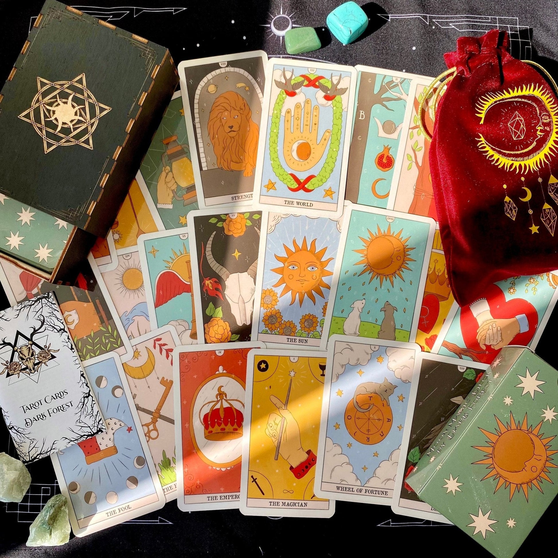 Moon Magic Tarot Deck - Mystical & Intuitive Readings