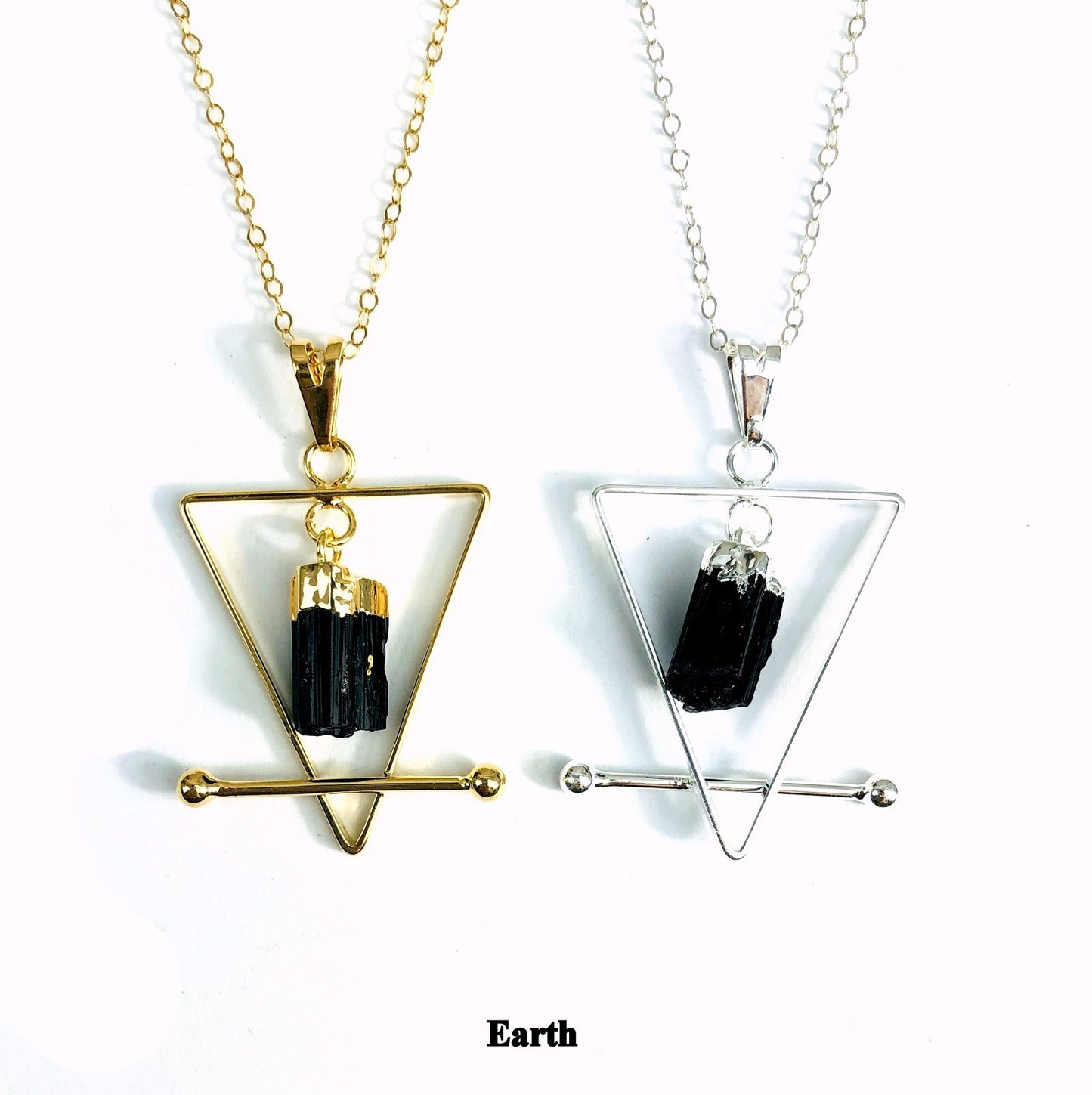 Black Tourmaline & Quartz - Natural Crystal for Protection