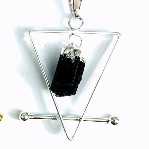 Black Tourmaline & Quartz - Natural Crystal for Protection