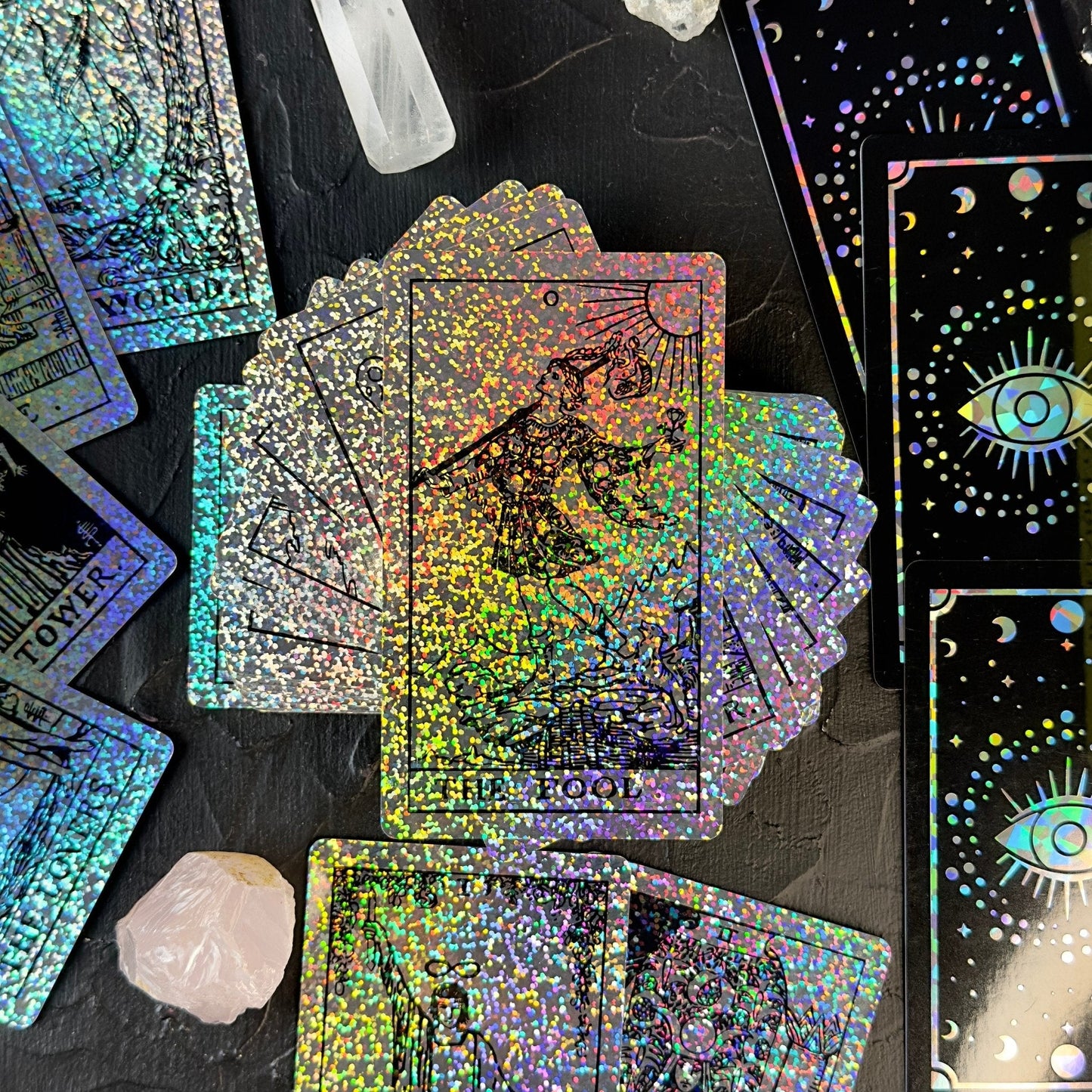 Rider Waite Holographic Tarot Deck - Crystal Foil Design