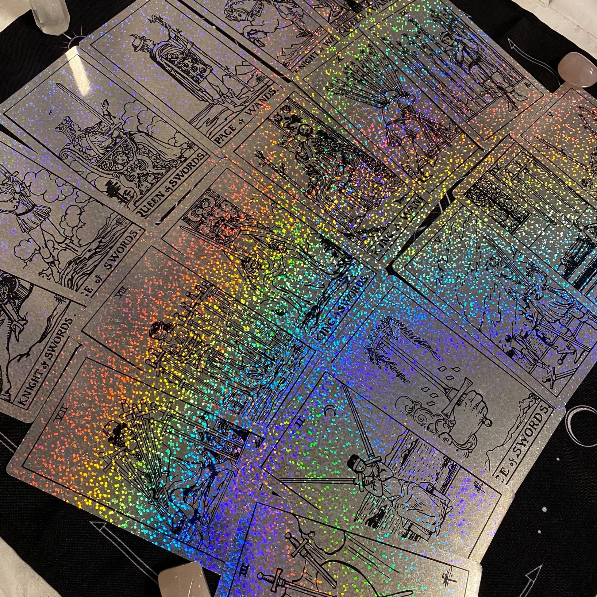 Rider Waite Holographic Tarot Deck - Crystal Foil Design