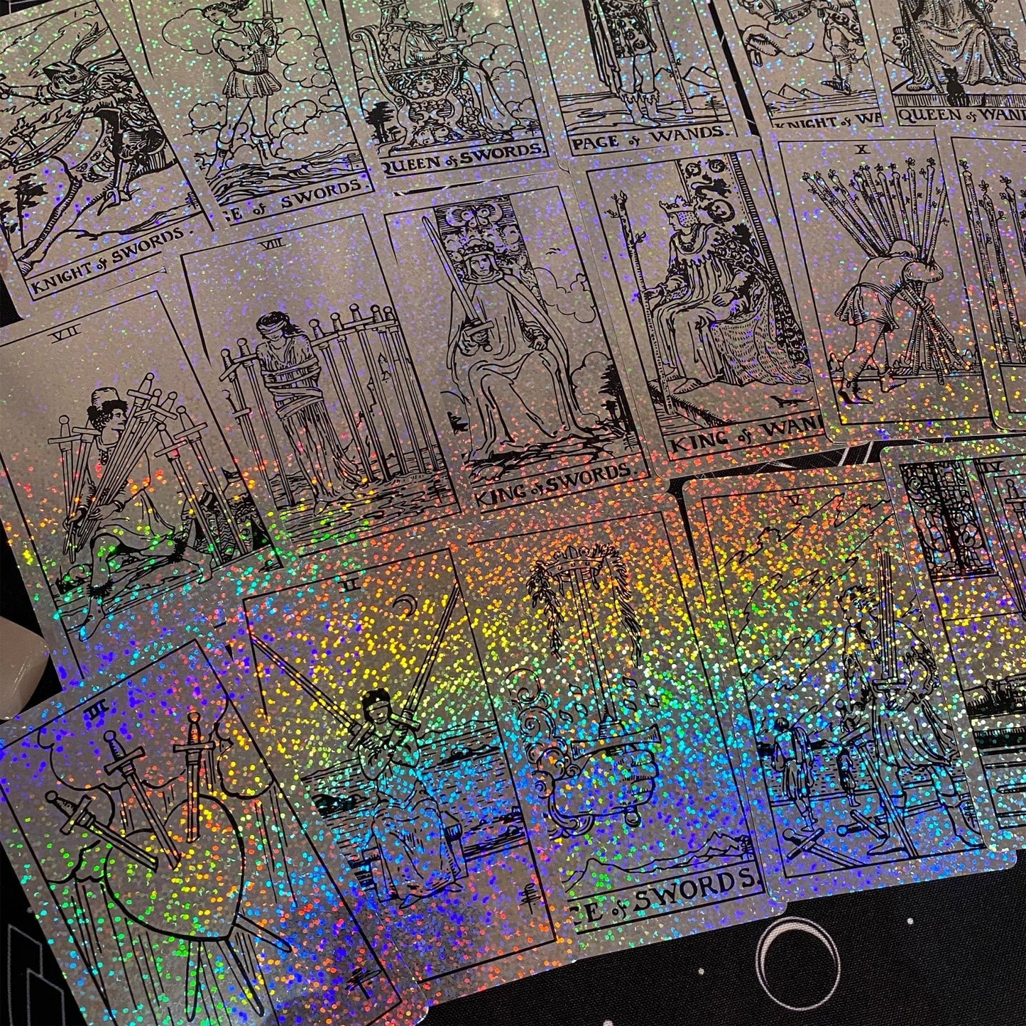 Rider Waite Holographic Tarot Deck - Crystal Foil Design